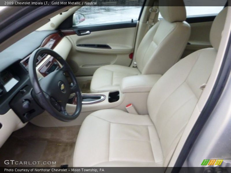 Gold Mist Metallic / Neutral 2009 Chevrolet Impala LT