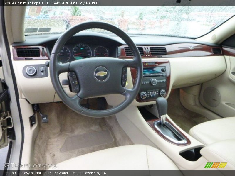 Gold Mist Metallic / Neutral 2009 Chevrolet Impala LT