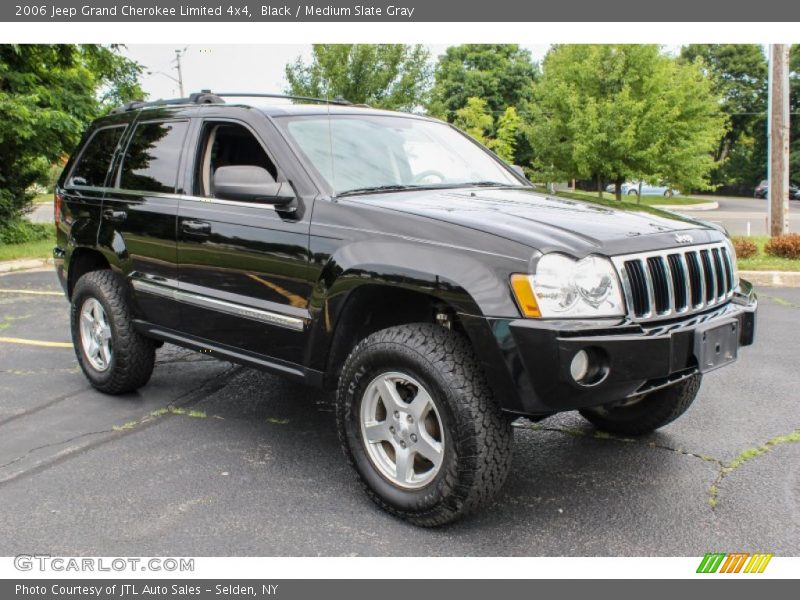 Black / Medium Slate Gray 2006 Jeep Grand Cherokee Limited 4x4