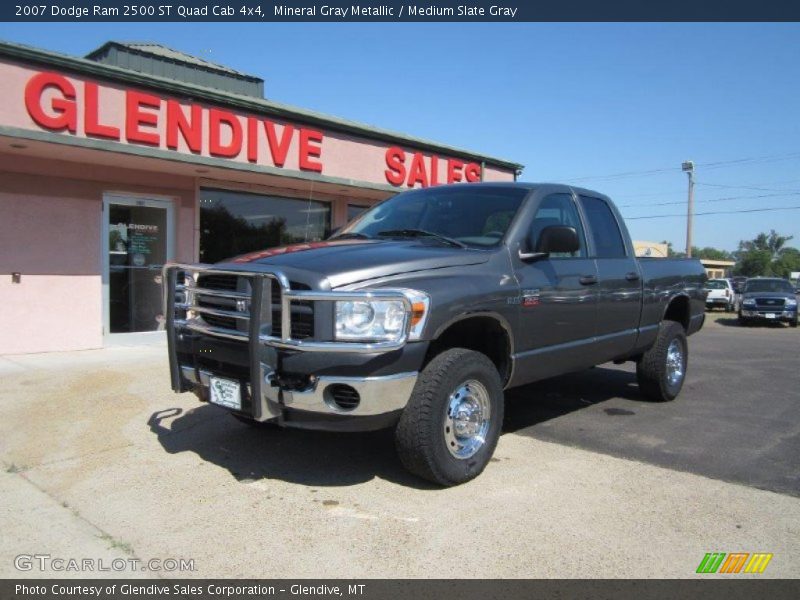 Mineral Gray Metallic / Medium Slate Gray 2007 Dodge Ram 2500 ST Quad Cab 4x4
