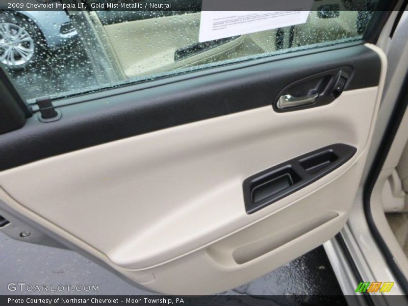 Gold Mist Metallic / Neutral 2009 Chevrolet Impala LT