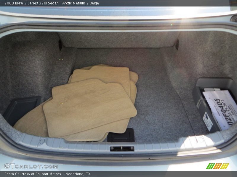 Arctic Metallic / Beige 2008 BMW 3 Series 328i Sedan