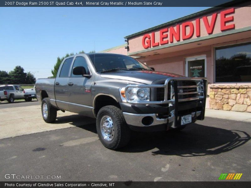 Mineral Gray Metallic / Medium Slate Gray 2007 Dodge Ram 2500 ST Quad Cab 4x4