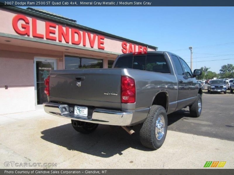 Mineral Gray Metallic / Medium Slate Gray 2007 Dodge Ram 2500 ST Quad Cab 4x4