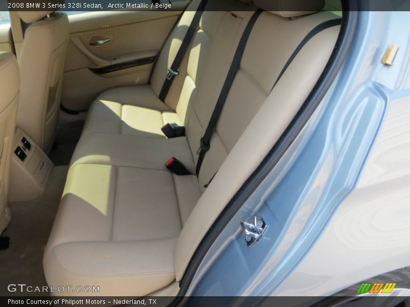 Arctic Metallic / Beige 2008 BMW 3 Series 328i Sedan