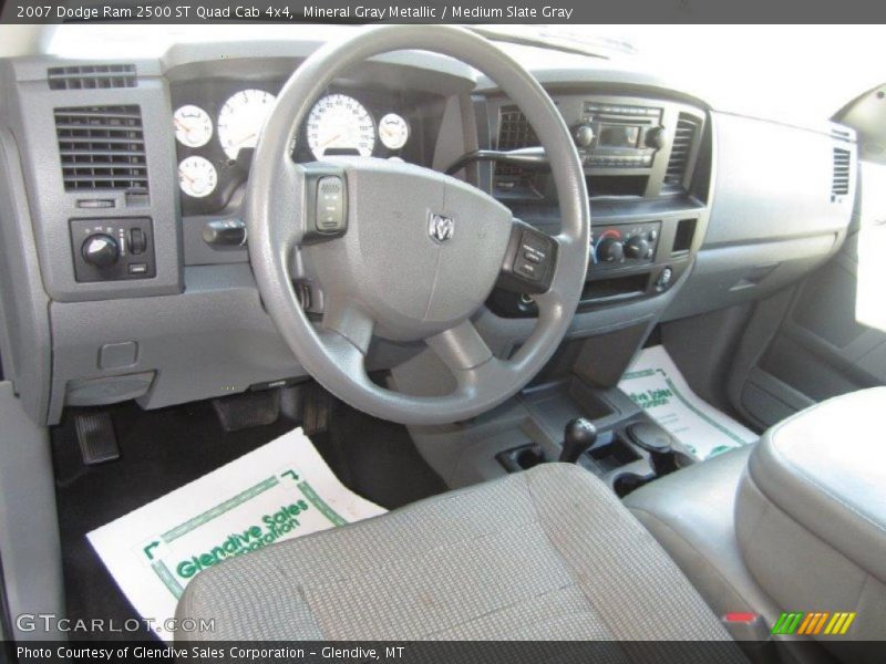 Mineral Gray Metallic / Medium Slate Gray 2007 Dodge Ram 2500 ST Quad Cab 4x4