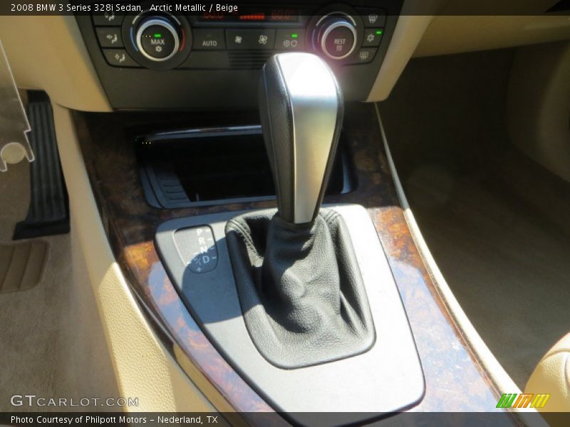 Arctic Metallic / Beige 2008 BMW 3 Series 328i Sedan
