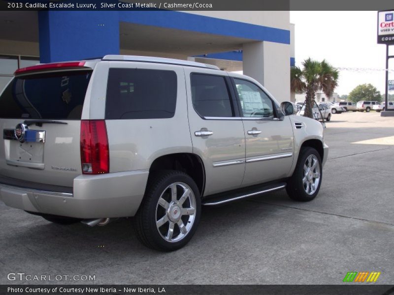 Silver Coast Metallic / Cashmere/Cocoa 2013 Cadillac Escalade Luxury