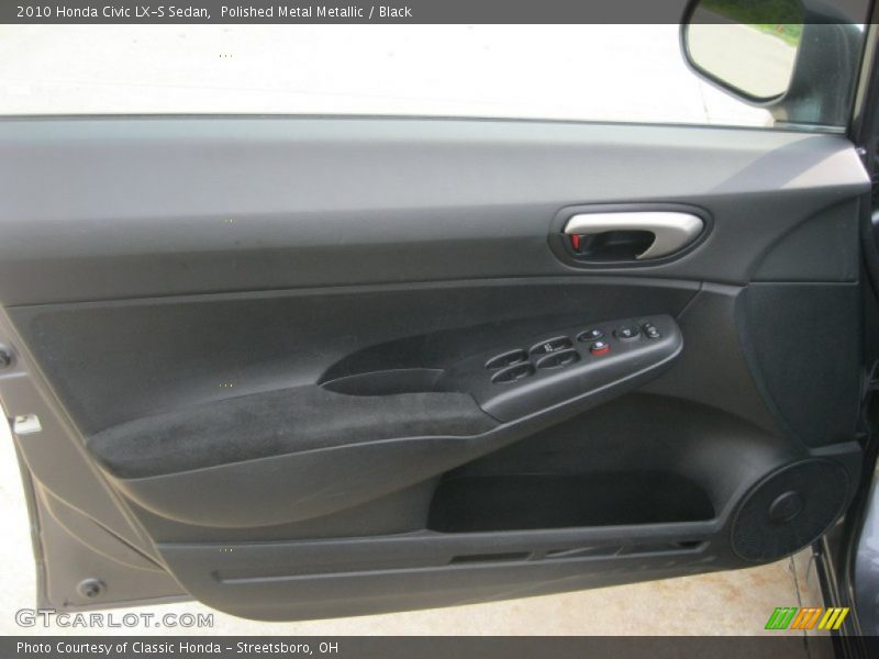 Polished Metal Metallic / Black 2010 Honda Civic LX-S Sedan