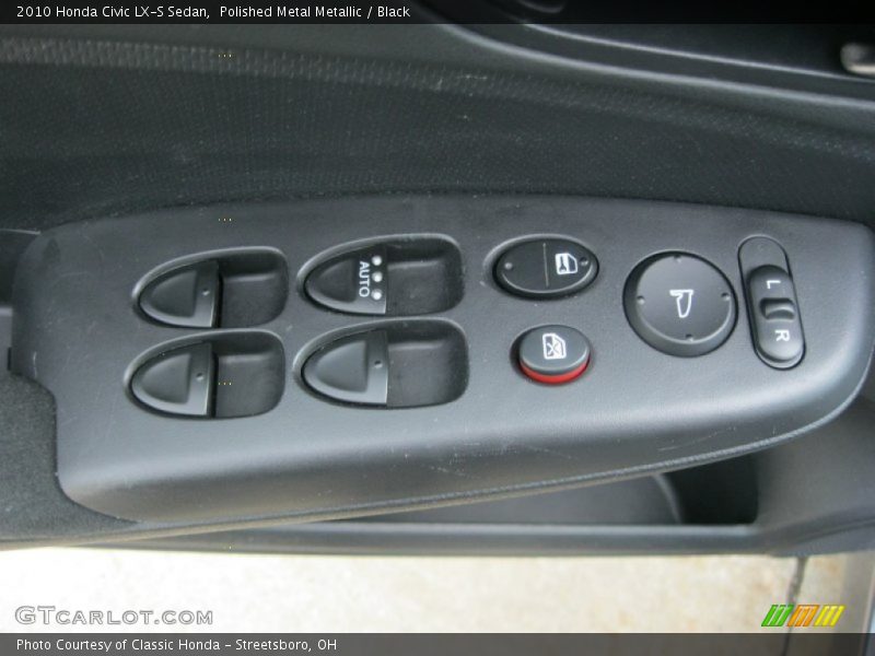 Polished Metal Metallic / Black 2010 Honda Civic LX-S Sedan