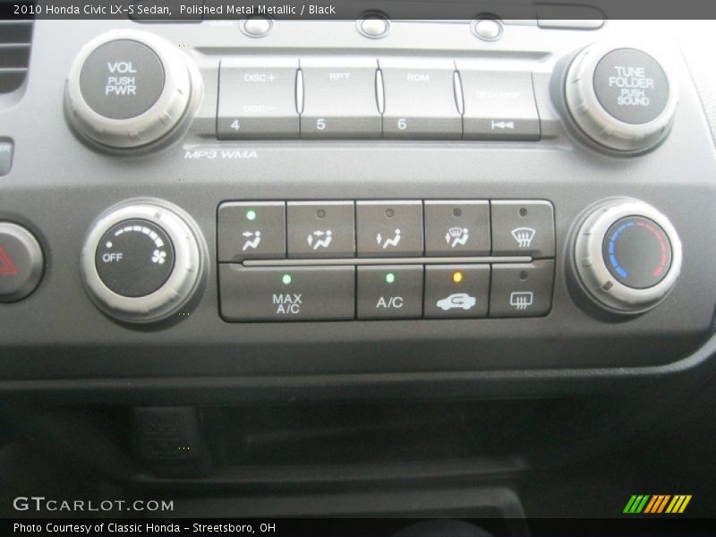 Polished Metal Metallic / Black 2010 Honda Civic LX-S Sedan