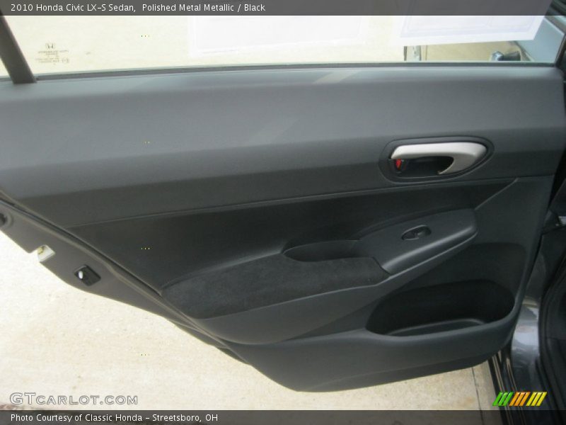 Polished Metal Metallic / Black 2010 Honda Civic LX-S Sedan