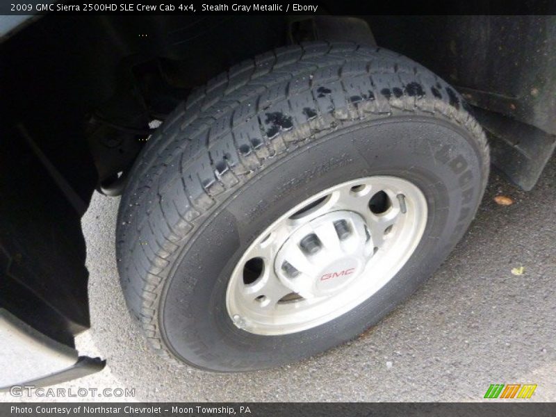 Stealth Gray Metallic / Ebony 2009 GMC Sierra 2500HD SLE Crew Cab 4x4