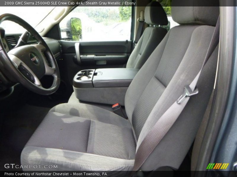 Stealth Gray Metallic / Ebony 2009 GMC Sierra 2500HD SLE Crew Cab 4x4