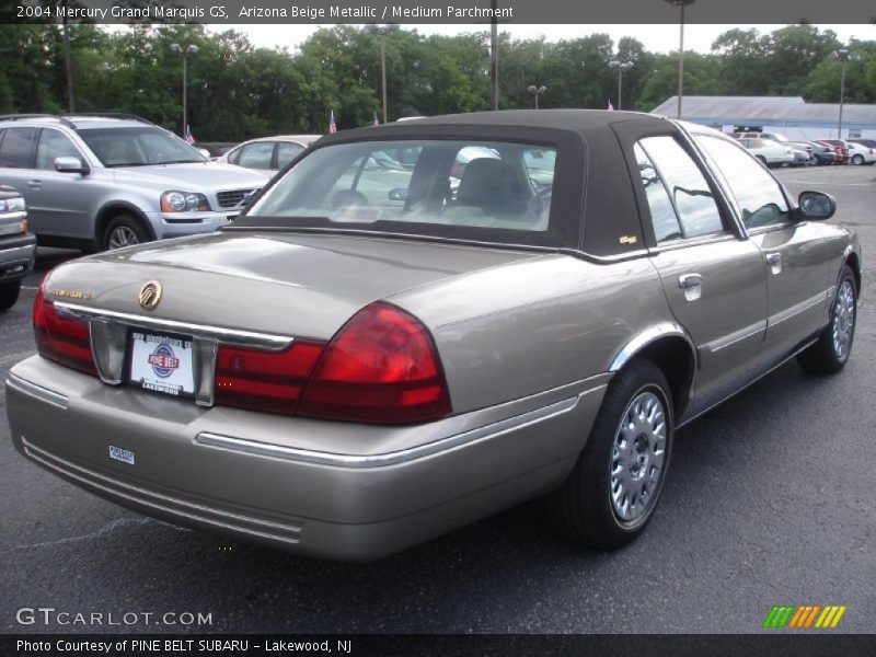 Arizona Beige Metallic / Medium Parchment 2004 Mercury Grand Marquis GS