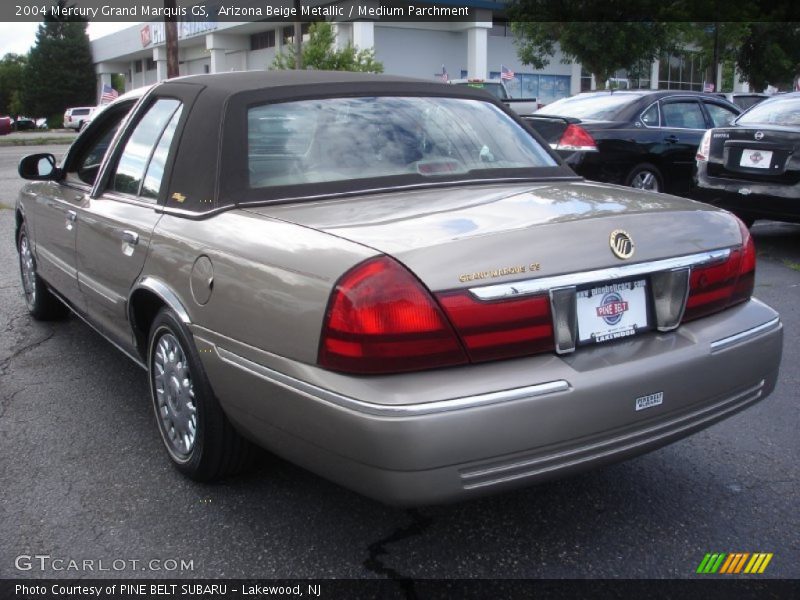 Arizona Beige Metallic / Medium Parchment 2004 Mercury Grand Marquis GS