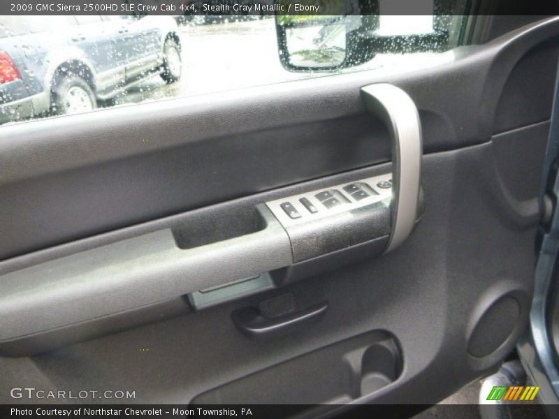 Stealth Gray Metallic / Ebony 2009 GMC Sierra 2500HD SLE Crew Cab 4x4