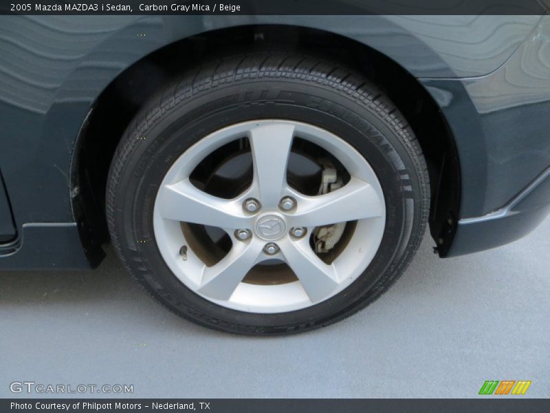 Carbon Gray Mica / Beige 2005 Mazda MAZDA3 i Sedan