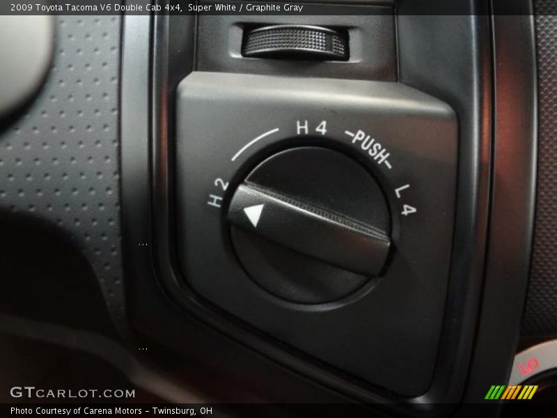 Super White / Graphite Gray 2009 Toyota Tacoma V6 Double Cab 4x4