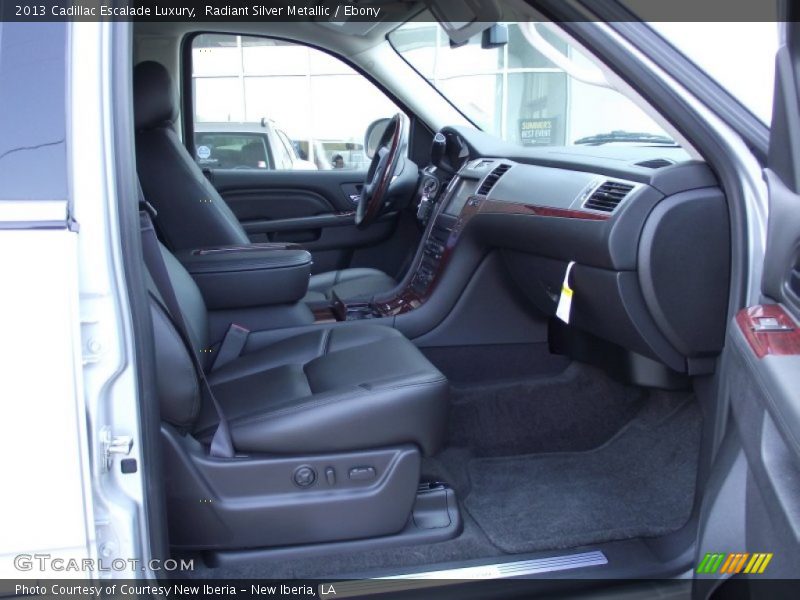 Radiant Silver Metallic / Ebony 2013 Cadillac Escalade Luxury