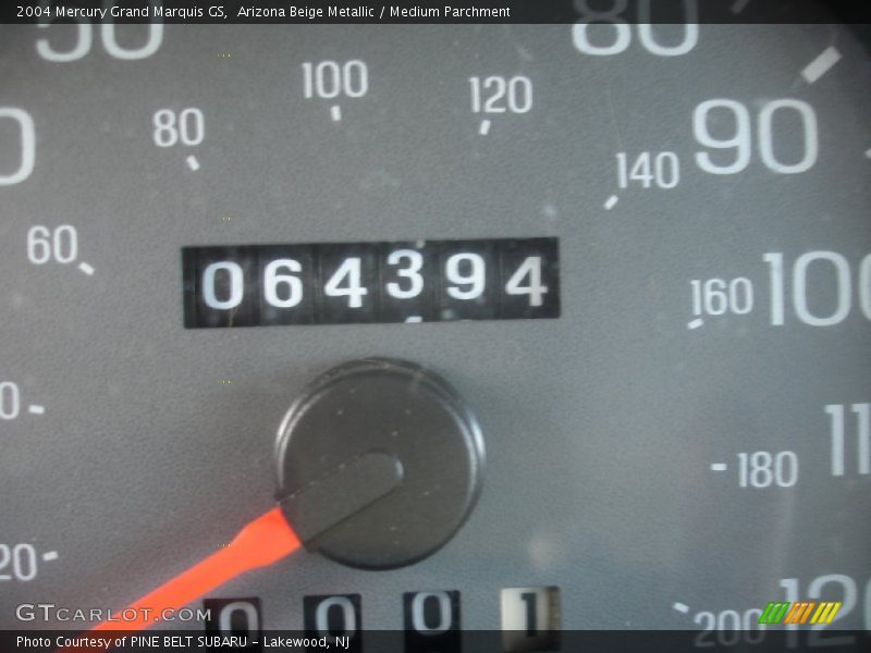 Arizona Beige Metallic / Medium Parchment 2004 Mercury Grand Marquis GS