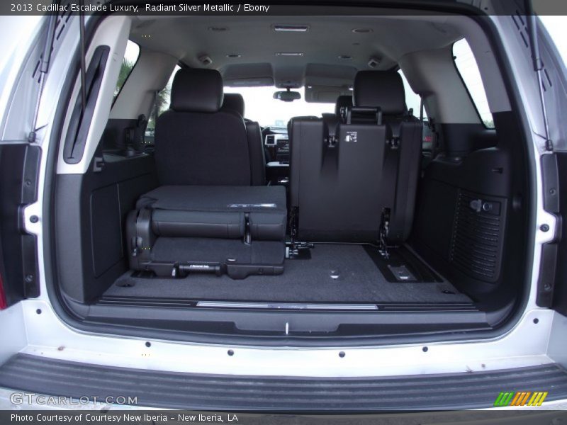 Radiant Silver Metallic / Ebony 2013 Cadillac Escalade Luxury