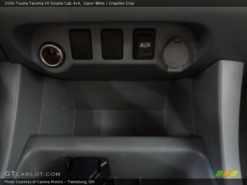 Super White / Graphite Gray 2009 Toyota Tacoma V6 Double Cab 4x4