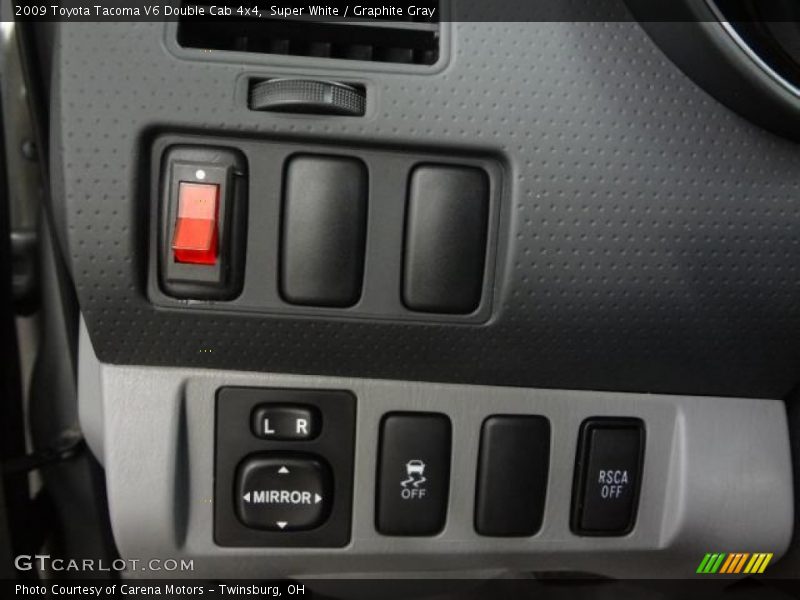 Super White / Graphite Gray 2009 Toyota Tacoma V6 Double Cab 4x4