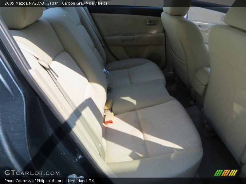 Carbon Gray Mica / Beige 2005 Mazda MAZDA3 i Sedan