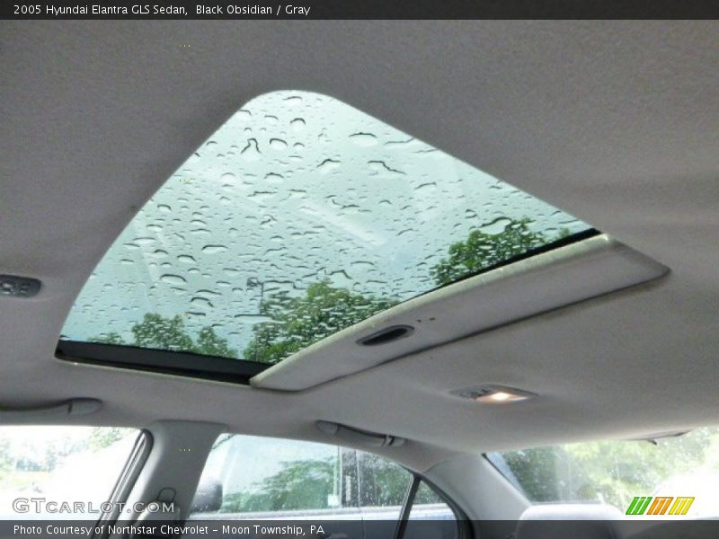 Black Obsidian / Gray 2005 Hyundai Elantra GLS Sedan