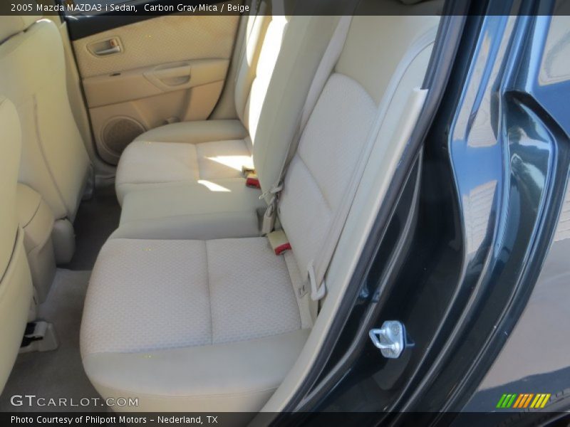 Carbon Gray Mica / Beige 2005 Mazda MAZDA3 i Sedan