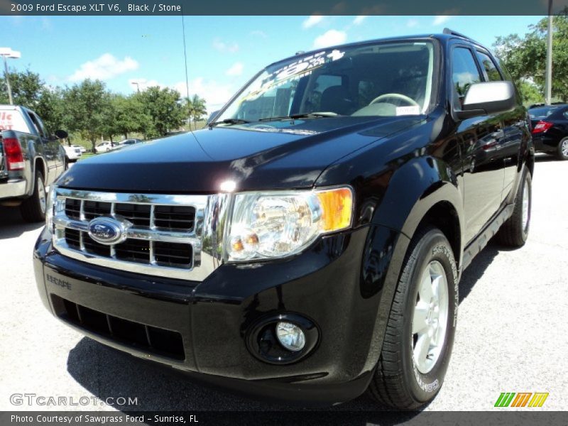 Black / Stone 2009 Ford Escape XLT V6