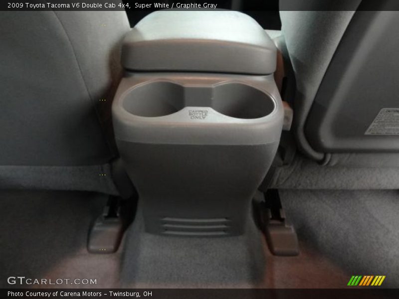Super White / Graphite Gray 2009 Toyota Tacoma V6 Double Cab 4x4