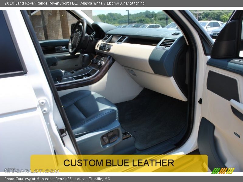 Alaska White / Ebony/Lunar Stitching 2010 Land Rover Range Rover Sport HSE