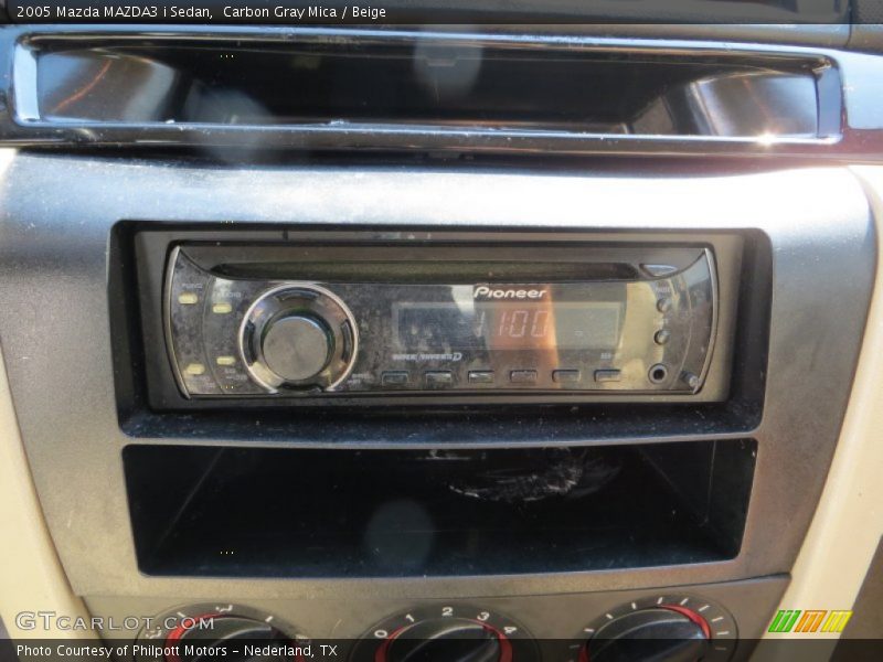 Carbon Gray Mica / Beige 2005 Mazda MAZDA3 i Sedan