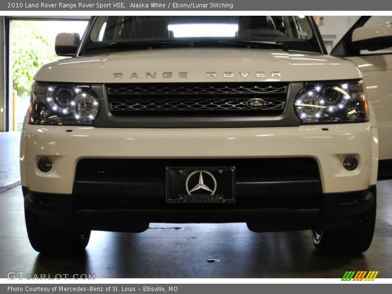 Alaska White / Ebony/Lunar Stitching 2010 Land Rover Range Rover Sport HSE
