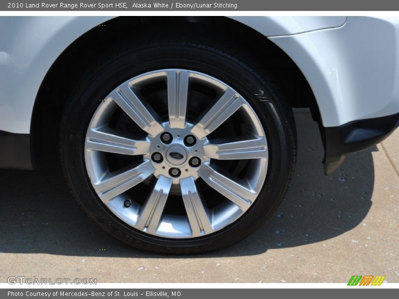 Alaska White / Ebony/Lunar Stitching 2010 Land Rover Range Rover Sport HSE