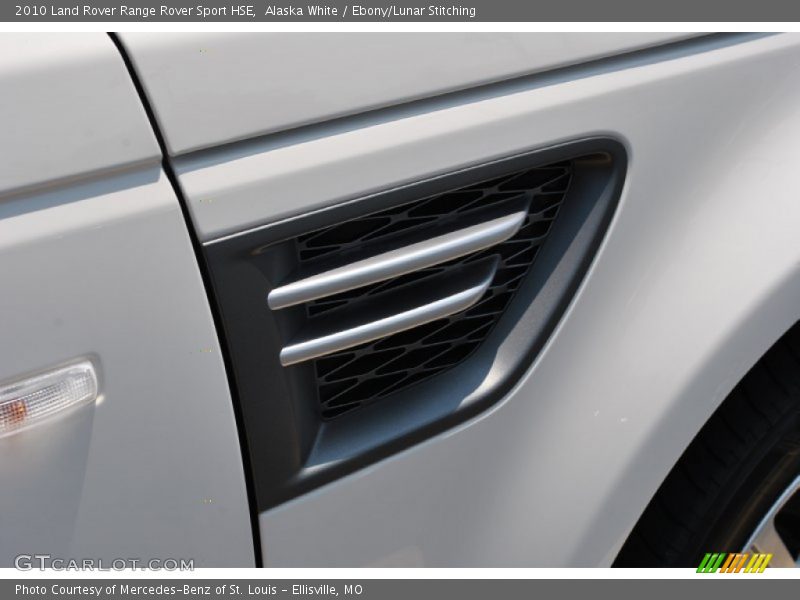 Alaska White / Ebony/Lunar Stitching 2010 Land Rover Range Rover Sport HSE