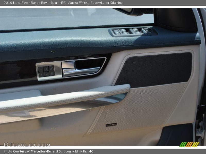 Alaska White / Ebony/Lunar Stitching 2010 Land Rover Range Rover Sport HSE