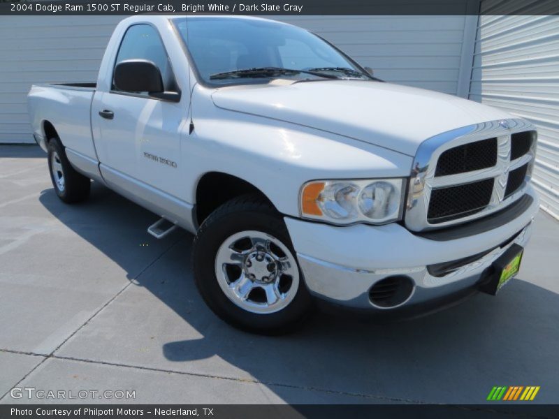 Bright White / Dark Slate Gray 2004 Dodge Ram 1500 ST Regular Cab