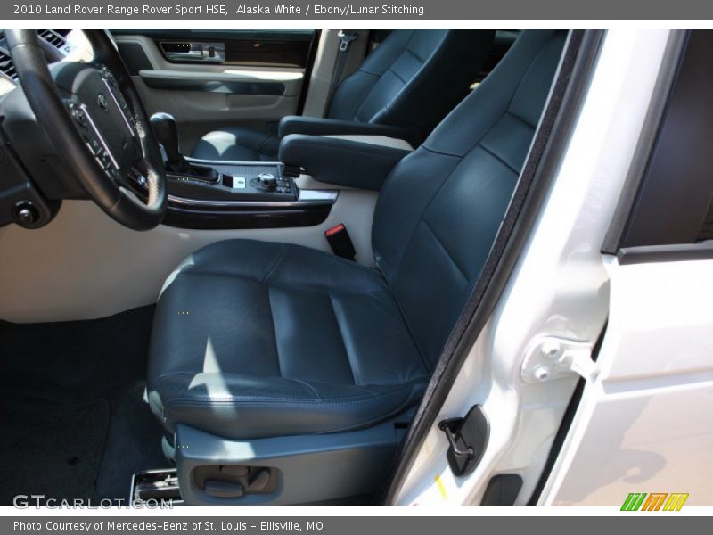 Alaska White / Ebony/Lunar Stitching 2010 Land Rover Range Rover Sport HSE