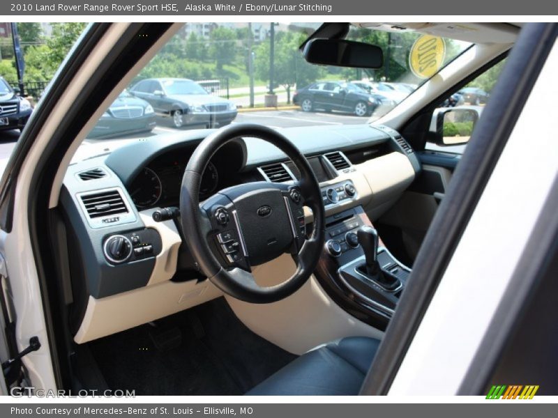Alaska White / Ebony/Lunar Stitching 2010 Land Rover Range Rover Sport HSE