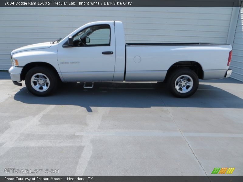 Bright White / Dark Slate Gray 2004 Dodge Ram 1500 ST Regular Cab