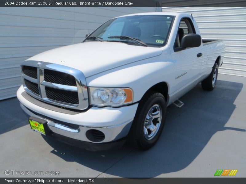 Bright White / Dark Slate Gray 2004 Dodge Ram 1500 ST Regular Cab