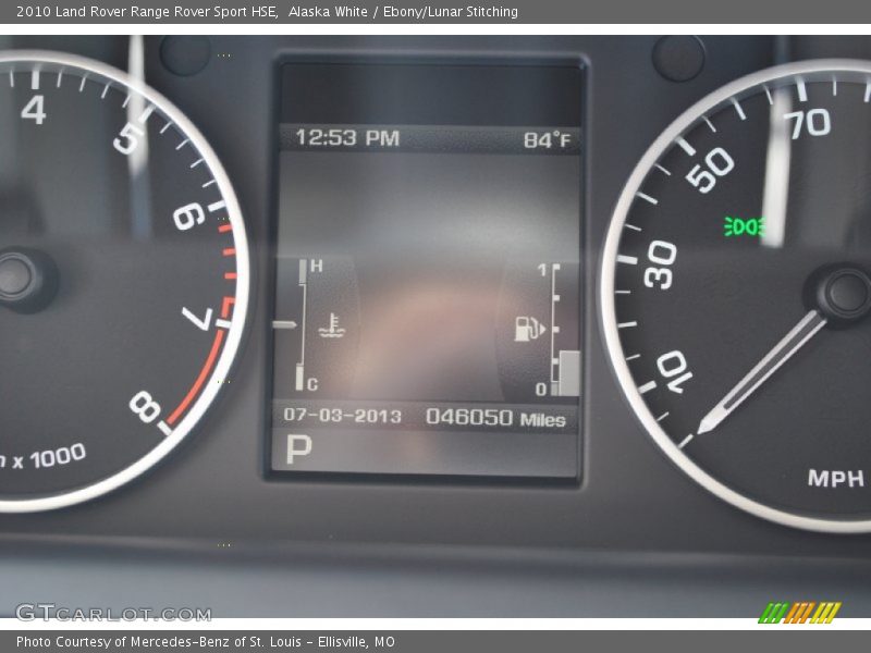 Alaska White / Ebony/Lunar Stitching 2010 Land Rover Range Rover Sport HSE