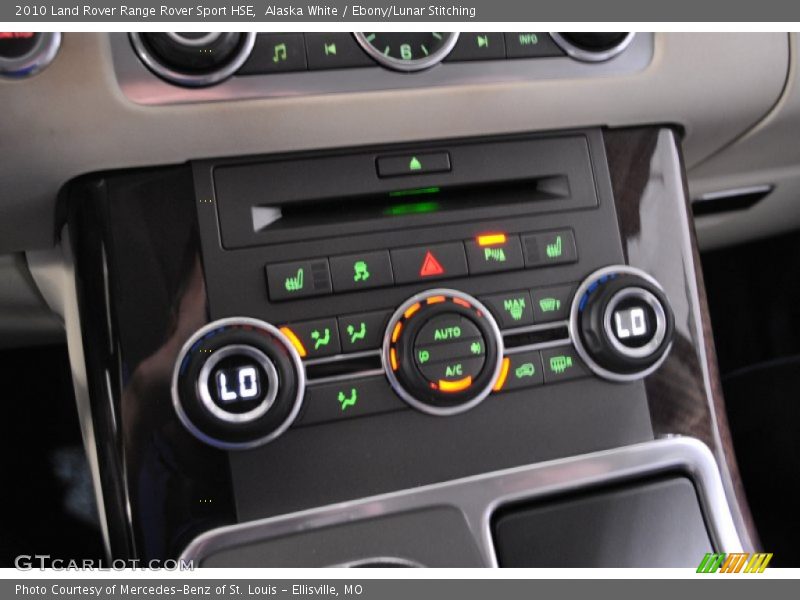 Alaska White / Ebony/Lunar Stitching 2010 Land Rover Range Rover Sport HSE