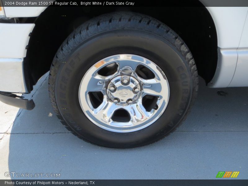 Bright White / Dark Slate Gray 2004 Dodge Ram 1500 ST Regular Cab