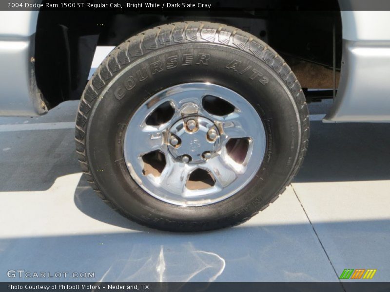 Bright White / Dark Slate Gray 2004 Dodge Ram 1500 ST Regular Cab