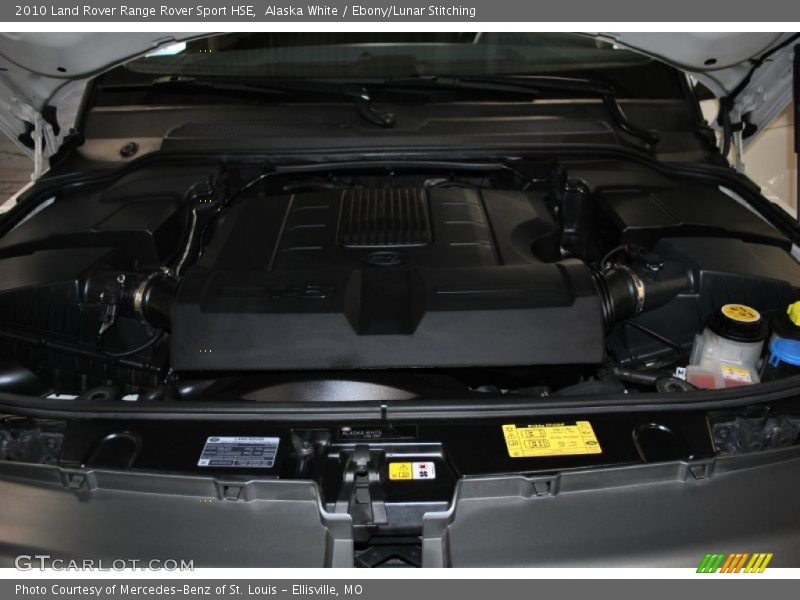 Alaska White / Ebony/Lunar Stitching 2010 Land Rover Range Rover Sport HSE