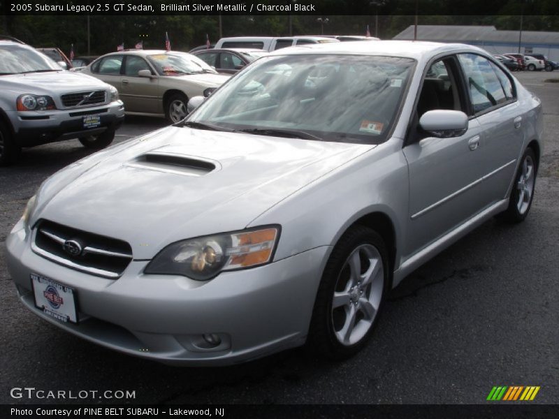 Brilliant Silver Metallic / Charcoal Black 2005 Subaru Legacy 2.5 GT Sedan